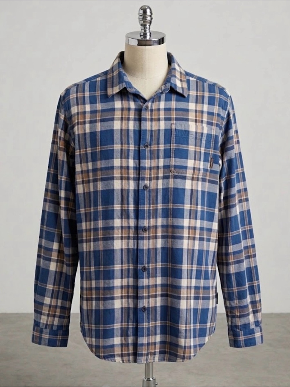 Columbia Vapor Ridge III XL Plaid Button Up LS Shirt Outdoor Hiking Gorpcore